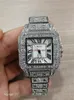 2022 Hoge kwaliteit Heren Dames Horloge Full Diamond Iced Out Band Designer Horloges Quartz Uurwerk Paar Liefhebbers Klok Polshorloge