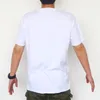 Sublimatie Blanco T-shirt Wit Polyester Shirts Sublimatie Korte Mouw T-shirt voor DIY Crew Neck XL 2XL 3XL