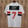 91 92 93 Sao Paulo Męskie koszulki piłkarskie Elivelton Anilton Home White Away Red Retro Football Shirt