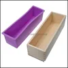 Baking Mods Bakeware Kitchen Dining Bar Home Garden High Quality 1200G Soap Loaf Mold Wooden Box Diy Making Tool Rec Sile Drop Delivery 2