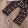 Citgeett 2pcs Toddler Kids Baby Boy Clothes Set OH Hoodies Plaid Pants Leggings Outfits 0 4Y SS 220620