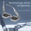 SHAUNA Retro Square Sunglasse Summer Styles Candy Colors Fashion Silver Mirror Shades Men UV400 220629