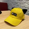 Projektant Kid Cat Ear Hat Fashion Dzieci Luksusowe projektanci czapki baseballowe czapki maski dla dzieci dla dzieci dzieci 988 D3