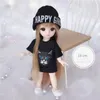 Mini 16cm BJD Doll 13 Movable Joints 1/12 Multi-color Hair Princess Doll and Clothes Can Dress U 220822