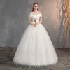 Autres robes de mariée Robe en satin simple sur l'épaule Robe de bal blanche Fée Robe de mariée chérieAutre