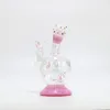 New pot-belted cartoon hookah 7.5-inch cute lady glass bong smoking