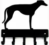 Greyhound - Hey Rack Dog Dog Hanger - 9 بوصات عريض/6 بوصات جدار معدني عريض