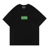 22SS High Street INS Tide Brand Kith Men's T-shirts Classic Letter Print Tee Men and Women Loose Couple T-shirt Round Neck Short-sleeved