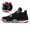 Jumpman 4 Basketball Shoe Mens Doernbecher 4s IV Midnight Navy Bred Red Cement Black Cat Sneakers With Box Big Size 13