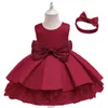 Kinderkleidung Weihnachtsfeier Neujahr Mädchen Prinzessin Tutu Pailletten Baby Mädchen Kleid Neugeborene Kommen 1 2 Jahre Kleider Kleidung L220715