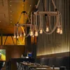 Подвесные лампы северная американская страна ретро ностальгия ностальгия веревочная люстра ресторан