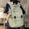 Wodoodporny nylonowy plecak Koreańska japońska moda Studenci Schoolbag Multilayer Prosta zmysł torba podróży 220812