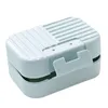 Kunststoff-Seifenschalen mit Deckel, Badezimmer-Seifen-Aufbewahrung, Anti-Rutsch-Tablett, Teller-Boxen, Reise, tragbarer Badezubehör-Box-Behälter