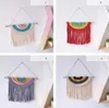 Hand-woven Cotton Cord Tassel Nordic Style Bohemian Kids Room Decoration Wall Hanging Tents Decorative de339