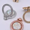 Diamond Shiny Metal Phone Ring Ring Ring Stick Socket 360 حامل الهاتف الخليوي دعم الهواتف المحمولة للهواتف المحمولة