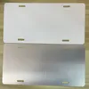 Sublimation License Plate Decoration Blank White Aluminium Billboard DIY Heat Transfer Coating Advertising Sheet