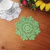 Other Home Decor 4PCs Pastoral Handmade Round Vase Mat Lace Decoration Dining Table Coffee For Living Room Embroidered Tableclother OtherOth