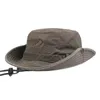 Boinas Hirigin Boonie Bucket Hat 2022 Capitán de pesca Bosto de caza Safari Summer Summer Sol Hatberos de pescadores plegables al aire libre282B