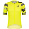 Scott Pro Team Cycling Sleeves curtas Jersey Camisas de corrida masculinas de verão Tops de bicicletas respiráveis ​​esportes ao ar livre maillot y22051601