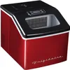 frigidaire efic452ssred xl maker makes 40 lbsof clear square ice cubes a day stainless red steel240O