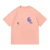 carhart letter printing Men woman Tee Short Sleeve T-Shirt Casual Alphabet print doodle T-Shirts 12 color b5