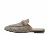 Lady Mules Designer tofflor Princetown loafers äkta läder sandaler mjuka kohud lata kvinnor casual skor metall kedja sko spets sammet