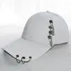 Top kapaklar kadın şapka moda yıkanabilir sevgililer stiller spor erkekler için metal zincir beyzbol capball balall