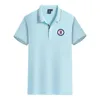 Cruz Azul Men's Summer Leisure High-End Combed Cotton T-Shirt Professional Short Sleeve Lapel Shirt