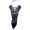2pc/lot female sexyy toys leather Long Sleeve Gloves BDSM Arm Binder bondage fetish hood adult sexy for couples