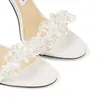 Mode Berühmte Maisel Sandalen Schuhe Sexy Perlen Verziert Frauen High Heels Knöchel Riemchen Gladiator Sandalen Exquisite Stiletto-absatz Dame hochzeit Schuh, Kleid