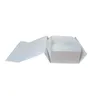 Foldable Black White Hard Gift wrap Box With Magnetic Closure Lid Favor Boxes Children's Shoes Storage Box Fedex