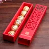 Emballage cadeau vide Double bonheur sac cadeau à thème asiatique chinois de couleur rouge tiroir de type de bonbon de mariage Box Party Favor 8288857