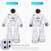 R5 Robots Kids Toy 2.4G Gesture Sensor Smart Programming Automatic Presentation Intelligent RC Robot Remote Control Toys w/ Music Songs Lighting JJRC R18