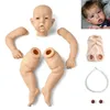 RSG Reborn Baby 28 inch Lifelike Born Cute Liam Vinyl Ongelukte Onvoltooide delen Diy Blank Doll Kit 220525