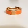 New high quality designer design titanium ring classic jewelry men and women couple rings modern style band237K