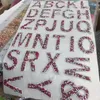 A-Z Strass Englische Buchstaben Patches Bling Strass Buchstaben Aufkleber Selbstklebende Aufkleber Strass Buchstaben Aufkleber für Kunst Handwerk Kleidung DIY Dekore