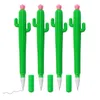 Stylos Gel Pcs Plantes De Cactus Frais Stylo Fournitures Scolaires Étudiant Écriture Papeterie Encre Noire 0.5mmGel