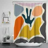 Duschvorhänge Ashou Morandi Minimalismus Vorhang für Badezimmer Wasserdichter abstrakter VorhangDusche