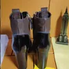 Botas de diseño Martin Desert Boot Flamencos Medalla de flecha de amor 100 Cuero real Tamaño grueso 35-41 Zapatos de invierno Botas Mujer KLMLKBB859465