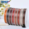 100yards 6 9 13 16 19 22 mm Single Face Satin Ribbon Gold Brown Ribbons for Party Wedding Decoration Handmade Rose Gifts