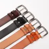 Belts Men's Middle-aged And Young People's Head Leather Wide Belt Alloy Needle Buckle Retro Simple Business LeisureBelts