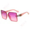 Óculos de sol sem aro feminino 2022 Designer de marca de luxo Fashion Fashion Cateye Sun Glasses for Ladies Opendes dimensionários sem moldura Sheild Lunette de Soleil