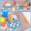 Small Animal Supplies Pet Cooling Mat Summer Glass Stone Hamster Cool Bed Chinchilla Cooling Pad Hamsters Cage House Beds Rabbit 455 D3