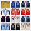 NCAA Basketball Jersey Petrovic Redick Smith Johnson Bamba Rose Porzingis Ginóbili Doncic Rodman Divincenzo Bibby Petrovic Thomas Wall Irving Nash Young Stockton