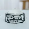 Nordic Creative Ceramics Ashtray Home Decoration Modern Homes Decor White Ashtrays Holder Hotel Office Desktop Living Room Gift 20220527 D3