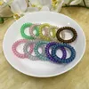 Glitter Metal Punk Hair accessories Coil Ties Rubber Elastic Hair Bands Rope Ponytail Holders Girls Womens Hair Accessoires