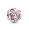 جديد 925 sterling Silver Flower Butterfly Charm حبات قلادة لأساور Pandora وقلائد المجوهرات DIY تقديم الهدايا الخاصة