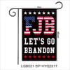 DHL Fast Let't Go Brandon Garden Flag 30x45cm USA الرئيس Biden FJB Floor Flags Yard Decoration American Banner Banner New