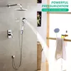 Drop Turbo Propeller Rainfall Handheld Shower Head Water Saving for Bathroom Accessaries Showerhead Body Jet Shower 220628