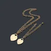LOVE Heart Necklace Bracelet Designer Jewelry Sets womens bracelets necklaces for women Birthday Christmas Gift Wedding Jewelrys